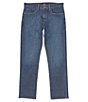 Color:Dark Denim - Image 1 - Soho Slim-Fit Dark Wash Stretch Denim Jeans