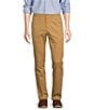 Color:Chino - Image 1 - Blue Label Soho Slim Fit Flat-Front Twill Comfort Stretch Casual Pants