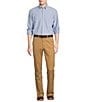 Color:Chino - Image 3 - Blue Label Soho Slim Fit Flat-Front Twill Comfort Stretch Casual Pants