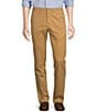 Color:Chino - Image 1 - Blue Label Soho Slim Fit Flat-Front Twill Comfort Stretch Casual Pants