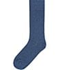 Cremieux Solid Flat Knit Crew Dress Socks, Color:Denim - Image 2