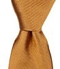 Color:Yellow - Image 1 - Solid Chevron Textured 3 1/4#double; Silk Tie