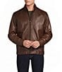 Cremieux Stand Collar Hipster Leather Jacket - Image 1