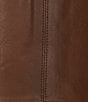 Cremieux Stand Collar Hipster Leather Jacket - Image 6