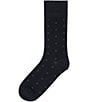 Cremieux Star Pattern Crew Dress Socks, Color:Navy - Image 2