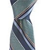 Cremieux State Striped 3 3/8#double; Silk Tie - Image 2