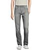 Color:Grey - Image 1 - Stretch Straight Fit Grey Jeans