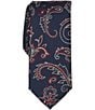 Cremieux Textured Paisley Print Traditional Silk Tie - Image 4