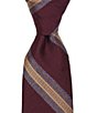 Cremieux Textured Sheen Stripe Traditional Silk Tie - Image 1
