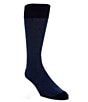 Color:Navy - Image 1 - Tiny Diamond Calf Length Socks