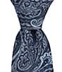 Cremieux Trinity Paisley Print 2 3/4#double; Silk Tie - Image 1