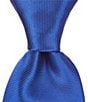 Color:Blue - Image 1 - Tulle Solid Traditional 3 1/4#double; Silk Tie