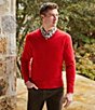 Color:Red - Image 2 - V-Neck Cashmere Sweater