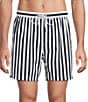 Cremieux Wide Stripe Print 6#double; Inseam Swim Trunks - Image 1