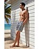 Cremieux Wide Stripe Print 6#double; Inseam Swim Trunks - Image 5