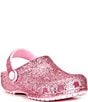 Crocs Girls' Classic Chunky Glitter Clogs (Infant) - Image 1