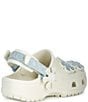 Crocs Girls' Classic Denim Flower Adjustable Backstrap Clogs (Infant) - Image 2