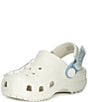 Crocs Girls' Classic Denim Flower Adjustable Backstrap Clogs (Infant) - Image 4