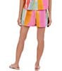 CROSBY by Mollie Burch CROSBY By Mollie Burch Cailan Watercolor High Rise Coordinating Shorts, Color:Watercolor - Image 2