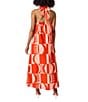 CROSBY by Mollie Burch Cleo Printed Crisscross Halter Neck Self Tie Sleeveless Maxi Dress, Color:Always Sunny - Image 2