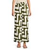 CROSBY by Mollie Burch CROSBY By Mollie Burch Coordinating Printed Ziggy Pull-On Pants, Color:Pave The Way - Image 1