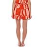 CROSBY by Mollie Burch Drake Printed Elastic High Waist Flat Front Coordinating Shorts, Color:Always Sunny - Image 2