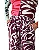 CROSBY by Mollie Burch Jasper Zebra Print Wide Leg Pants, Color:Zebra - Image 4