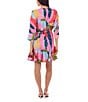 CROSBY by Mollie Burch Lucy Floral Whimsy Boat Neck 3/4 Sleeve Dress, Color:Floral Whimsy - Image 2