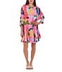 CROSBY by Mollie Burch Lucy Floral Whimsy Boat Neck 3/4 Sleeve Dress, Color:Floral Whimsy - Image 3
