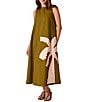CROSBY by Mollie Burch Owens Palm Tree Shift Dress, Color:Cardon Embroidered - Image 1