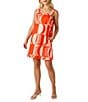CROSBY by Mollie Burch Warren Sunny Printed Square Neck Sleeveless Shift Dress, Color:Always Sunny - Image 3