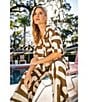 CROSBY by Mollie Burch Ziggy Abstract Print High Rise Linen Blend Coordinating Pants, Color:Pave The Way - Image 6