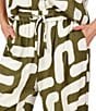 CROSBY by Mollie Burch Ziggy Abstract Print High Rise Linen Blend Coordinating Pants, Color:Pave The Way - Image 4