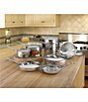 Cuisinart Chef's Classic Stainless Cookware 14 Piece Set, Color:Silver - Image 2