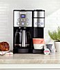 Color:Brushed Stainless Steel - Image 2 - Coffee Center 12-Cup Coffee Maker & Single-Serve Brewer