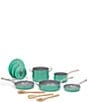 Cuisinart Culinary Collection 12-Piece Cookware Set, Color:Teal - Image 2
