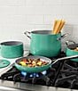 Cuisinart Culinary Collection 12-Piece Cookware Set, Color:Teal - Image 3
