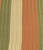 Current Air Coordinating Stripe Fit and Flare Midi Skirt, Color:Rust Multi - Image 4