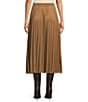 Current Air Corduroy Pleated A-Line Midi Skirt - Image 2