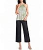 Current Air Cotton Denim Wide Leg Pants - Image 3