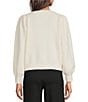 Current Air Crew Knit Neck Long Sleeve Front Ribbon Bow Button Front Sweater Cardigan - Image 2