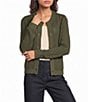 Current Air Crew Neck Long Sleeve Sweater Cardigan - Image 1