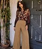 Current Air Ponte High Rise Flared Wide Leg Pants - Image 5