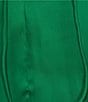 Current Air Satin Split Neck Ruffle Collar Double Layer Cap Flutter Lace Sleeve Top - Image 4