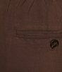 Current Air Twill Elasticized Waist Wide Leg Ankle Length Pull On Pants - Image 4
