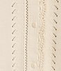 Current Air Woven Crew Neck Long Sleeve Sweater Cardigan - Image 4