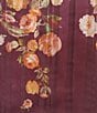 Current Air Woven Floral Print Split V-Neck Long Sleeve Blouse - Image 3