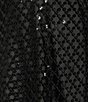 Current Air Woven Mesh Sequin V-Neck Sleeveless Camisole Top - Image 4