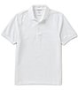 Color:White - Image 1 - Advantage Short-Sleeve Tri-Blend Pique Polo Shirt