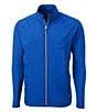 Color:Tour Blue - Image 1 - Big & Tall Adapt Eco Knit Hybrid Wind-Resistant Stretch Full-Zip Jacket